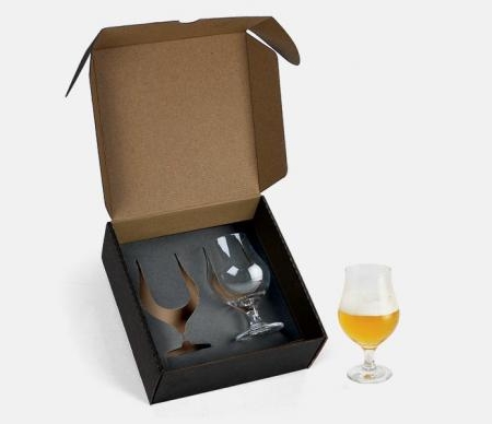 JOGO DE COPOS VIDRO PARA CERVEJA/DRINK 400 ML 2 PEÇAS VI-00322